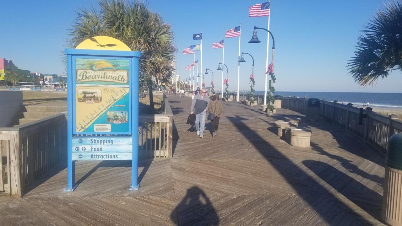 Charming Condo 2Min Walk From The Famous Boardwalk Myrtle Beach Bagian luar foto