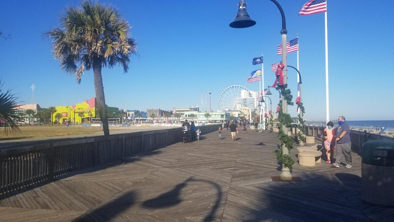 Charming Condo 2Min Walk From The Famous Boardwalk Myrtle Beach Bagian luar foto